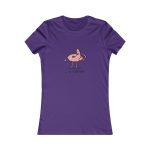 Camiseta mujer Favorite - Morado equipo - Camiseta «i merda»