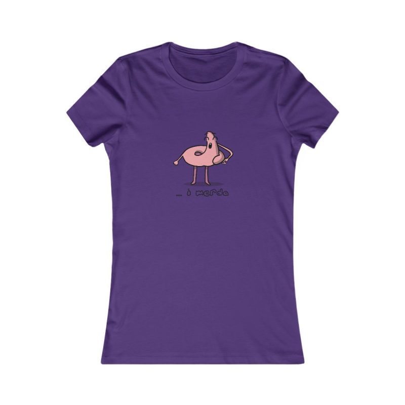 Camiseta mujer Favorite - Morado equipo - Camiseta «i merda»