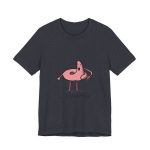 Camiseta jersey manga corta - Azul marino jaspeado - Camiseta «i merda»
