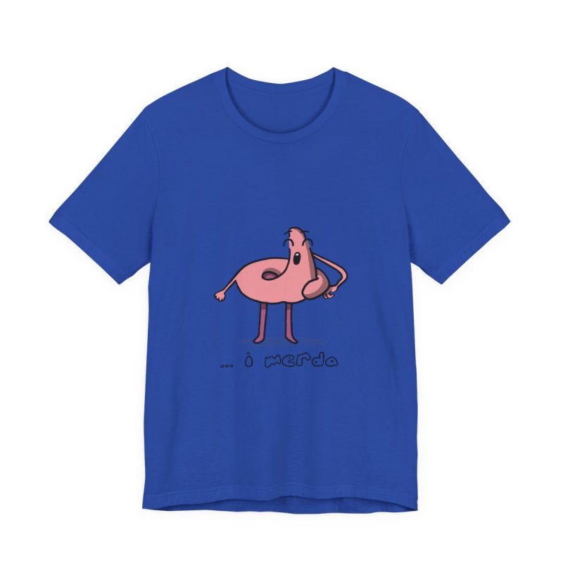 Camiseta jersey manga corta - Azul royal autentico - Camiseta «i merda»