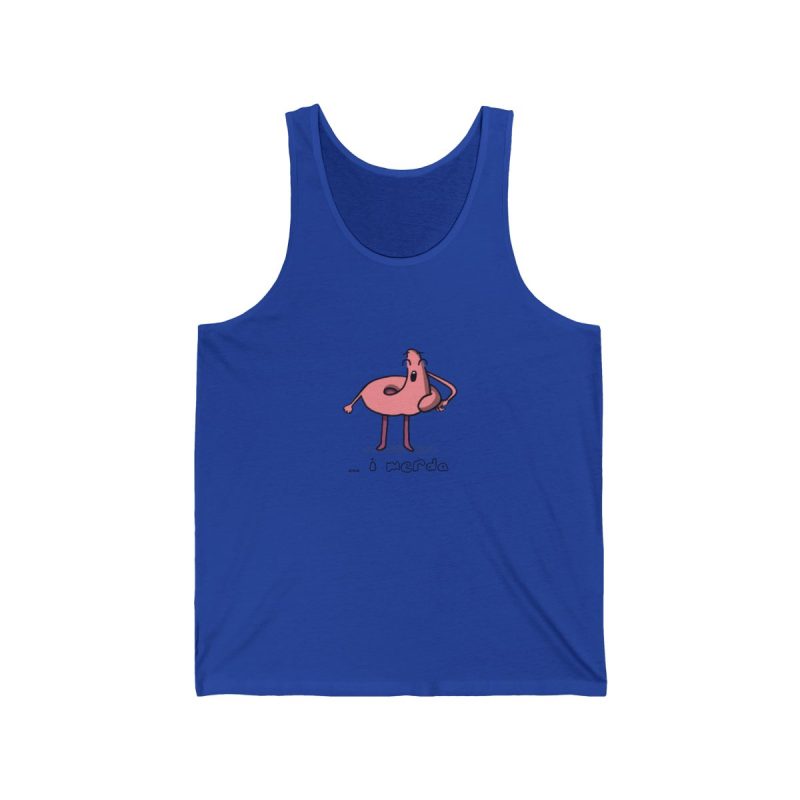 Camiseta de tirantes - Azul royal autentico - Camiseta «i merda» Camiseta de tirantes - Azul royal autentico - Camiseta «i merda»