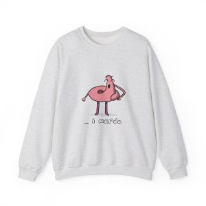 Sudadera cuello redondo - Gris ceniza - Camiseta «i merda»