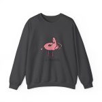 Sudadera cuello redondo - Gris oscuro jaspeado - Camiseta «i merda» Sudadera cuello redondo - Gris oscuro jaspeado - Camiseta «i merda»