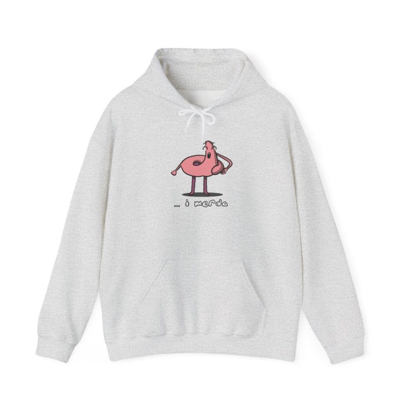 Sudadera con capucha - Gris ceniza - Camiseta «i merda» Sudadera con capucha - Gris ceniza - Camiseta «i merda»