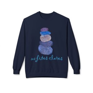 Sudadera Softstyle cuello redondo - Azul marino - Ses fites clares 2