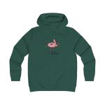 Sudadera universitaria mujer - Verde botella - Camiseta «i merda»
