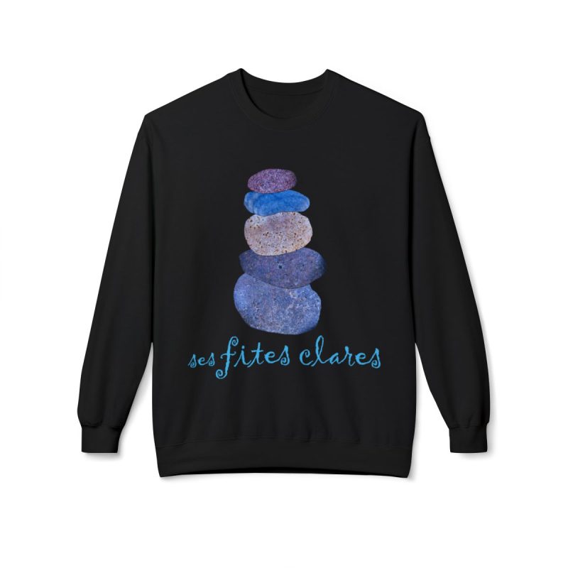 Sudadera Softstyle cuello redondo - Negro - Ses fites clares 2