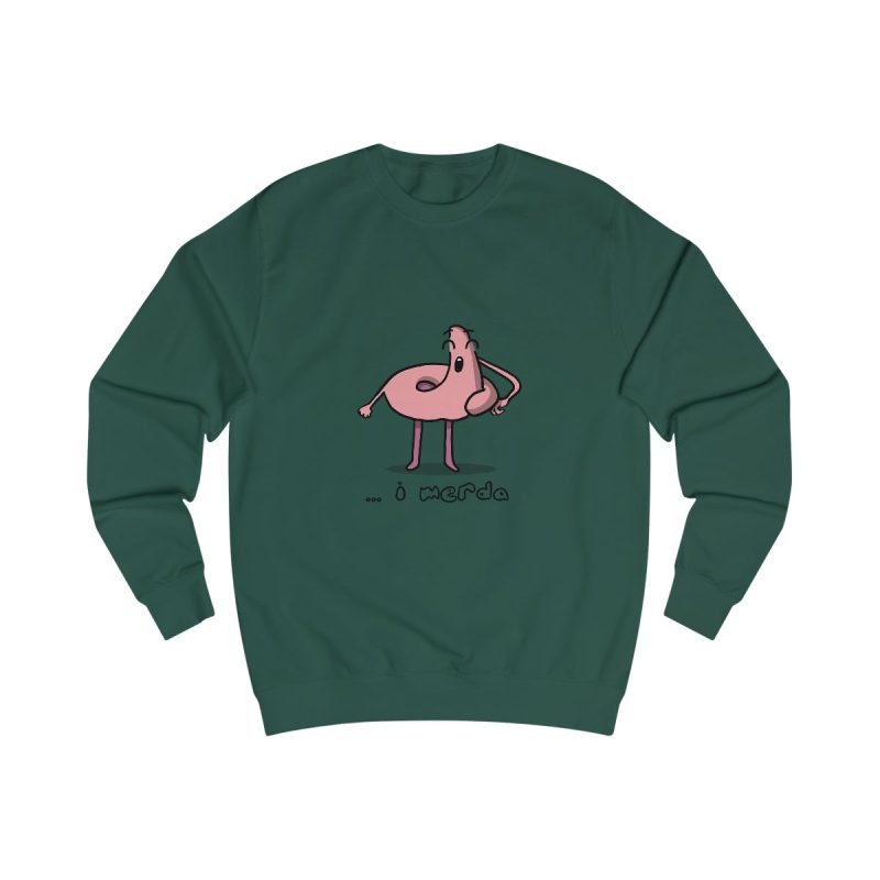 Sudadera clasica - Verde botella - Camiseta «i merda» Sudadera clasica - Verde botella - Camiseta «i merda»