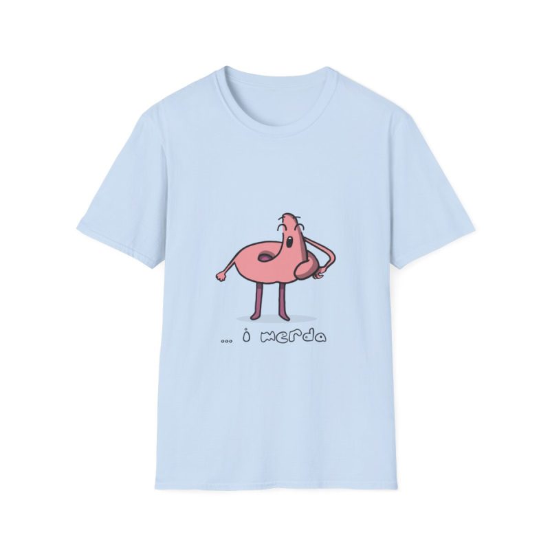 Camiseta Softstyle - Azul claro - Camiseta «i merda»