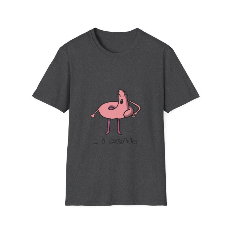 Camiseta Softstyle - Gris oscuro jaspeado - Camiseta «i merda»