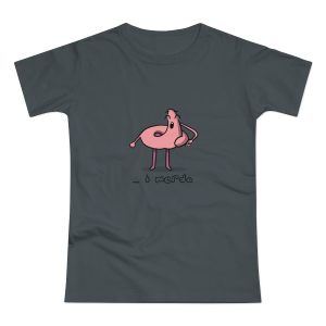 Camiseta mujer punto liso - Gris oscuro - Camiseta «i merda»