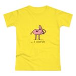 Camiseta mujer punto liso - Amarillo solar - Camiseta «i merda» Camiseta mujer punto liso - Amarillo solar - Camiseta «i merda»