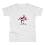 Camiseta mujer punto liso - Blanco - Camiseta «i merda» Camiseta mujer punto liso - Blanco - Camiseta «i merda»