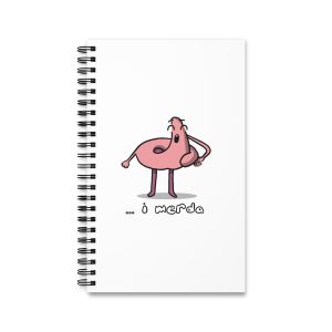 Cuaderno de espiral - Camiseta «i merda»