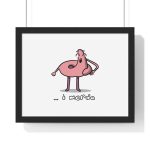 Poster enmarcado horizontal - Negro - Camiseta «i merda» Poster enmarcado horizontal - Negro - Camiseta «i merda»