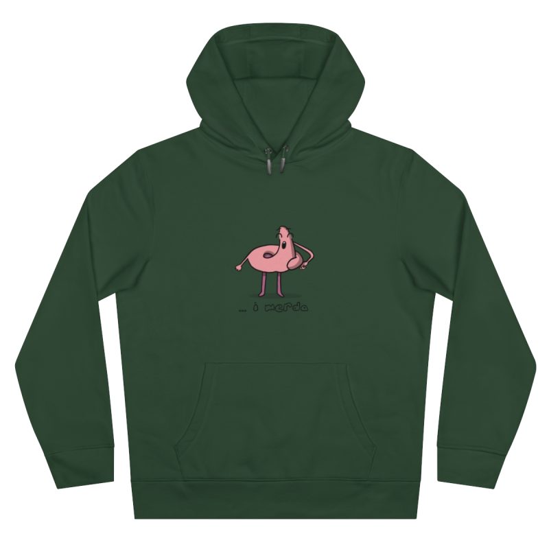Sudadera con capucha King - Verde botella - Camiseta «i merda»