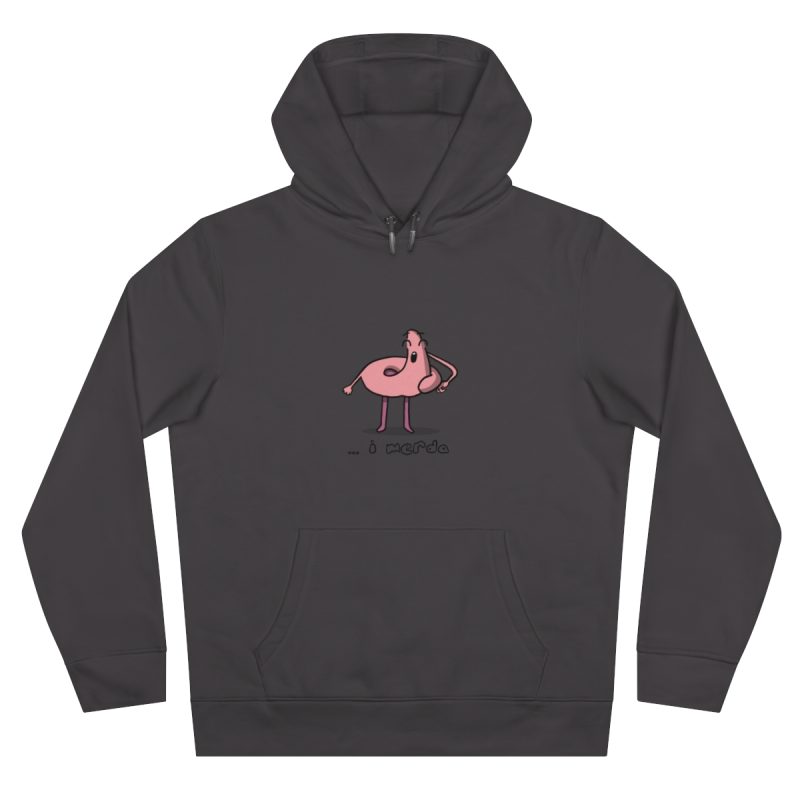 Sudadera con capucha King - Gris asfalto - Camiseta «i merda»