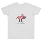 Camiseta punto liso - Blanco - Camiseta «i merda»