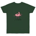 Camiseta punto liso - Verde botella - Camiseta «i merda»