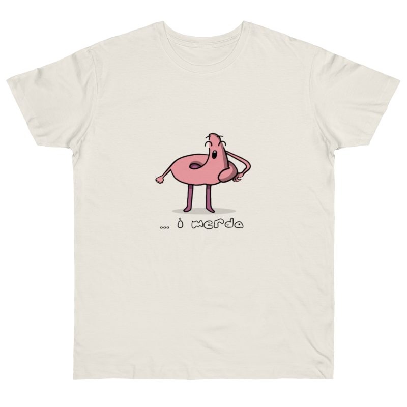 Camiseta punto liso - Natural - Camiseta «i merda»