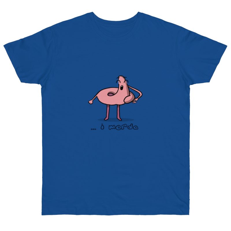 Camiseta punto liso - Azul royal intenso - Camiseta «i merda»
