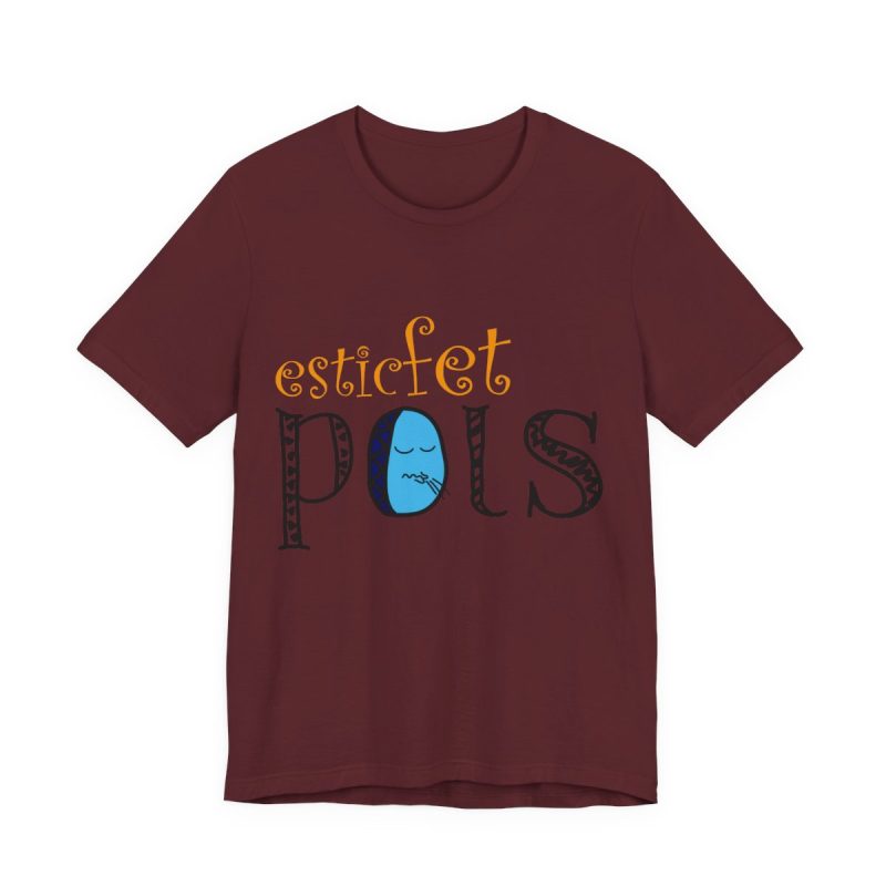 Camiseta jersey manga corta - Granate - Esic fet polç