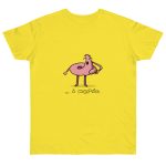 Camiseta punto liso - Amarillo solar - Camiseta «i merda»