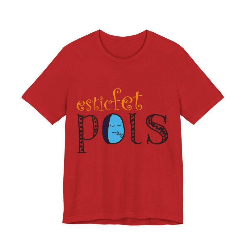 Camiseta jersey manga corta - Rojo - Esic fet polç