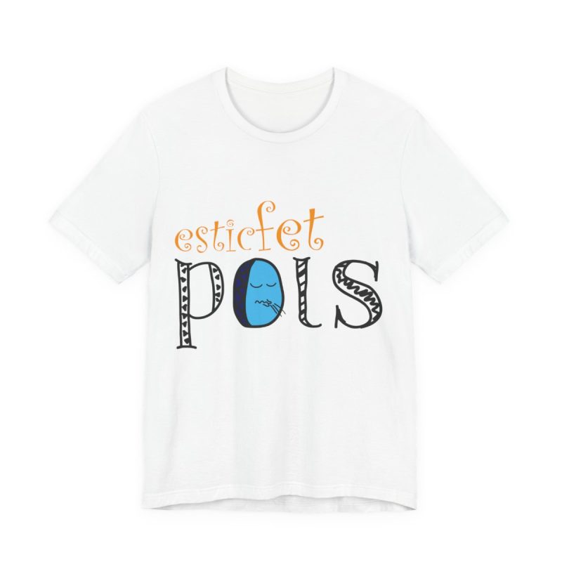 Camiseta jersey manga corta - Blanco - Esic fet polç