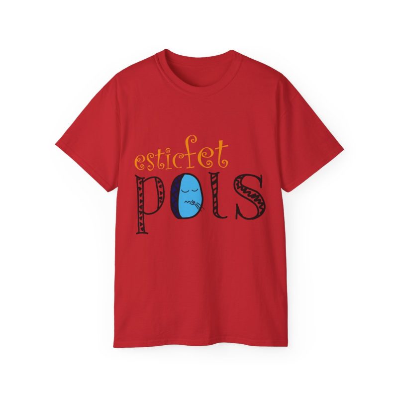 Camiseta ultra algodon - Rojo - Esic fet polç
