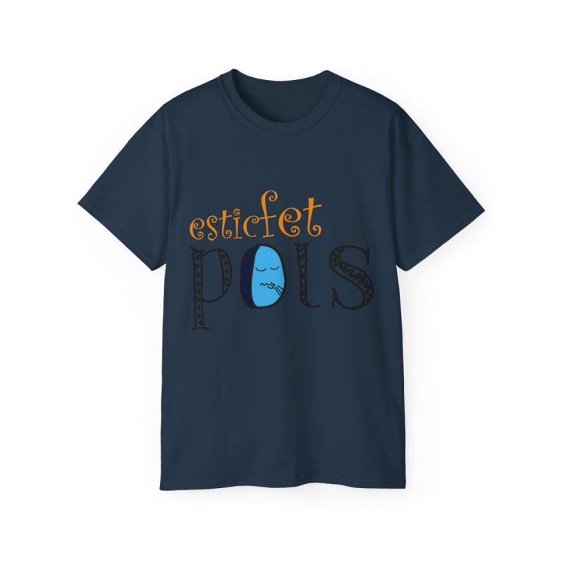 Camiseta ultra algodon - Azul crepusculo - Esic fet polç