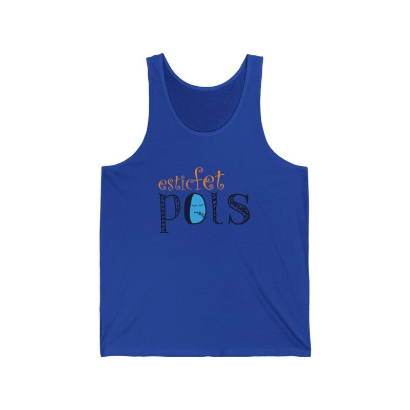 Camiseta de tirantes - Azul royal autentico - Esic fet polç