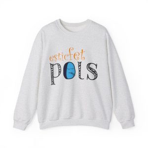 Sudadera cuello redondo - Gris ceniza - Esic fet polç