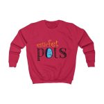 Sudadera infantil - Rojo fuego - Esic fet polç