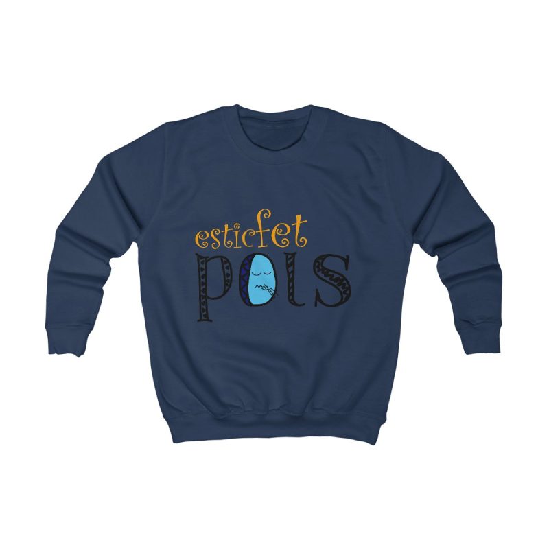 Sudadera infantil - Azul marino Oxford - Esic fet polç