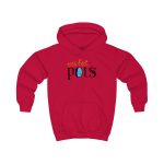 Sudadera con capucha infantil - Rojo fuego - Esic fet polç Sudadera con capucha infantil - Rojo fuego - Esic fet polç