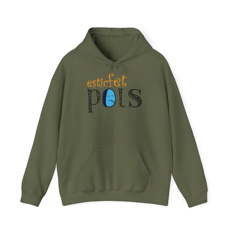 Sudadera con capucha - Verde militar - Esic fet polç