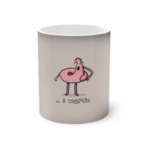 Taza magica que cambia de color - Negro - Camiseta «i merda»