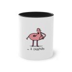Taza bicolor - Negro - Camiseta «i merda» Taza bicolor - Negro - Camiseta «i merda»