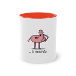 Taza bicolor - Rojo - Camiseta «i merda» Taza bicolor - Rojo - Camiseta «i merda»