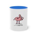 Taza bicolor - Azul Cambridge - Camiseta «i merda» Taza bicolor - Azul Cambridge - Camiseta «i merda»