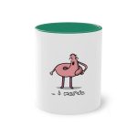 Taza bicolor - Verde oscuro - Camiseta «i merda» Taza bicolor - Verde oscuro - Camiseta «i merda»