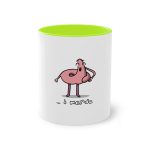 Taza bicolor - Verde claro - Camiseta «i merda» Taza bicolor - Verde claro - Camiseta «i merda»