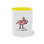 Taza bicolor - Amarillo - Camiseta «i merda» Taza bicolor - Amarillo - Camiseta «i merda»