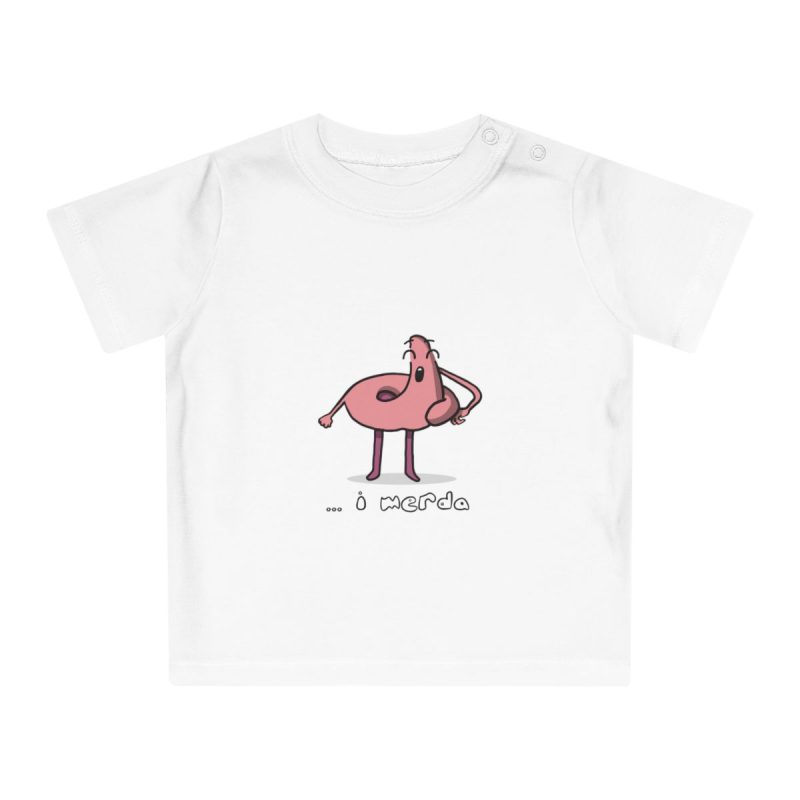 Camiseta de bebe - Blanco - Camiseta «i merda»