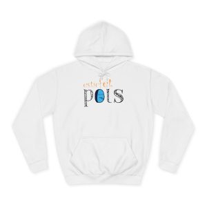 Sudadera universitaria - Blanco artico - Esic fet polç