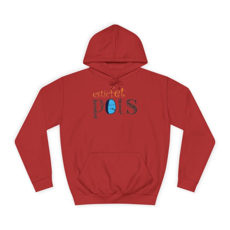 Sudadera universitaria - Rojo fuego - Esic fet polç