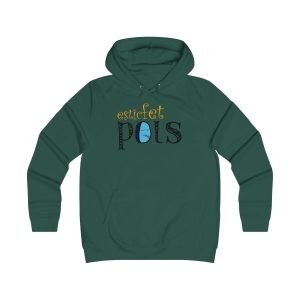 Sudadera universitaria mujer - Verde botella - Esic fet polç