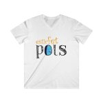 Camiseta hombre entallada cuello de pico - Blanco - Esic fet polç