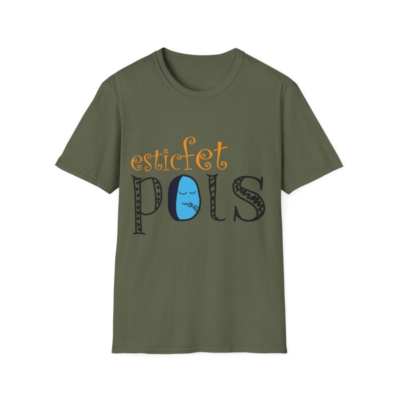 Camiseta Softstyle - Verde militar - Esic fet polç